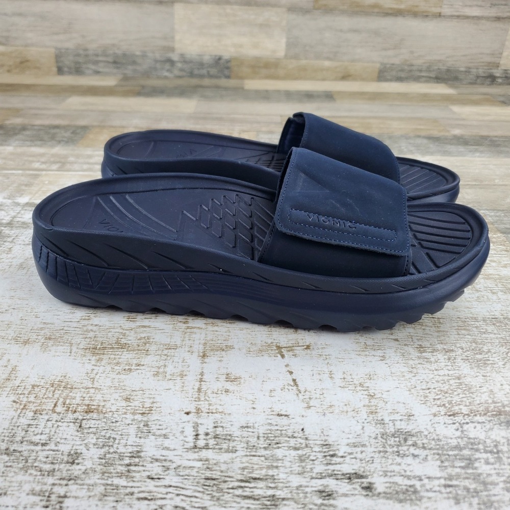 Vionic Rejuvenate Recovery Unisex Slides Sandals Mens 11.5 / Womens 13 Dark Navy